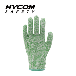 HYCOM 13G ANSI 3 Biologisch abbaubarer schnittfester Handschuh. Antimikrobieller Arbeitshandschuh der FDA