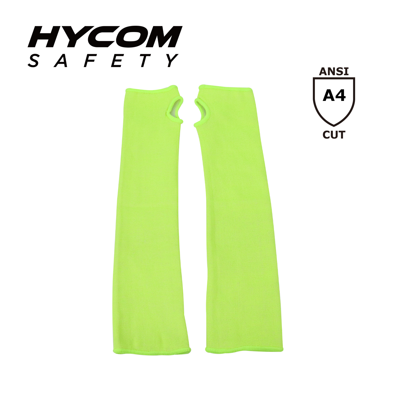 HYCOM Cut Level 4 Cool Feeling Schnittfeste Armschutzhülle mit Daumenschlitz für Arbeitssicherheit