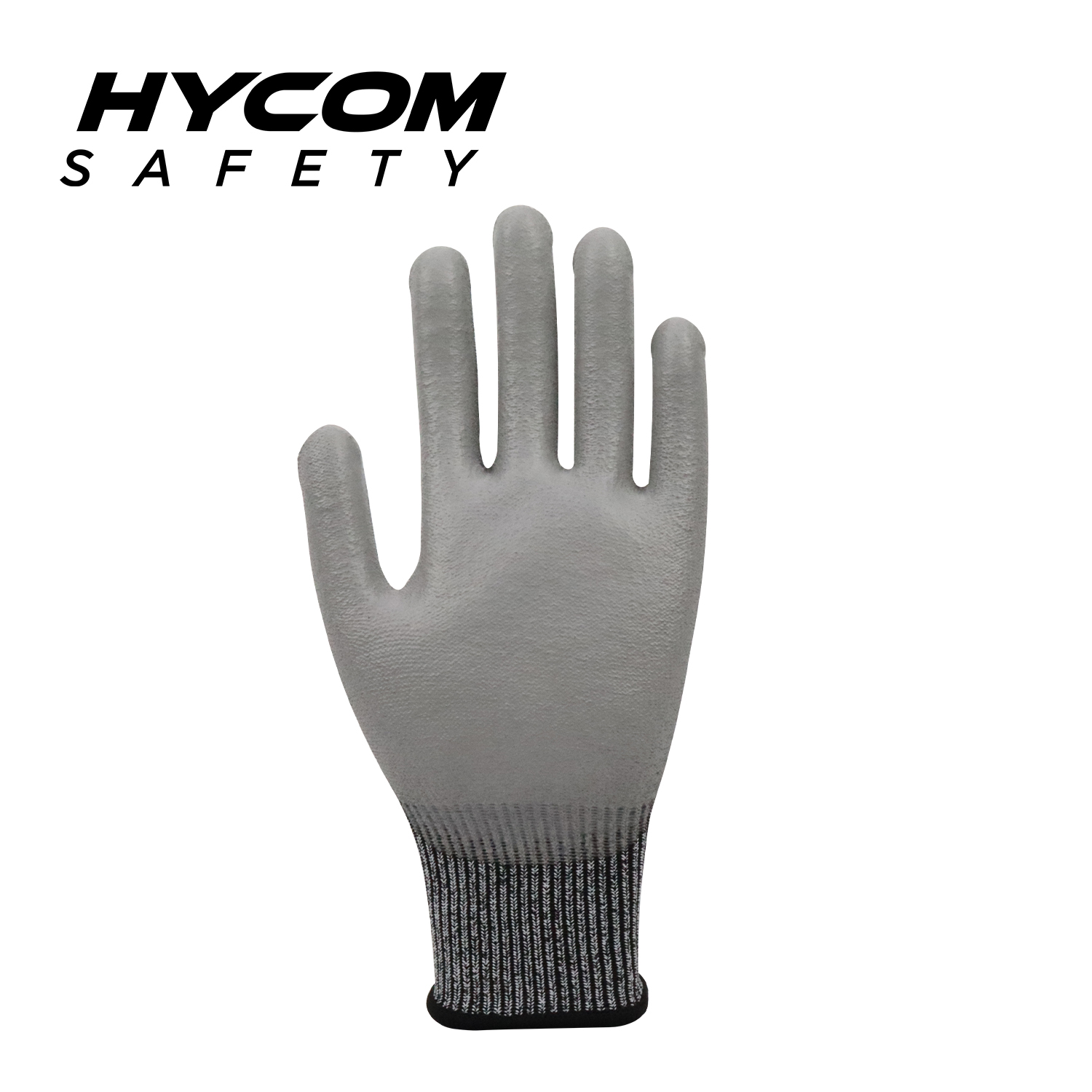 HYCOM 13G ANSI 2 Schnittstufe 3 Schnittfester Handschuh mit Polyurethan-beschichteter Innenhand PSA-Handschuhe