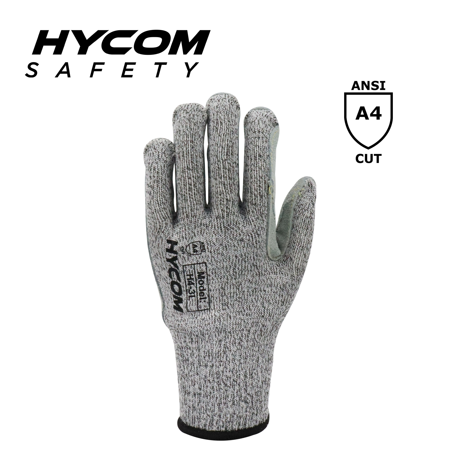 HYCOM 10G ANSI 4 Schnittschutzhandschuh mit Palmrindleder