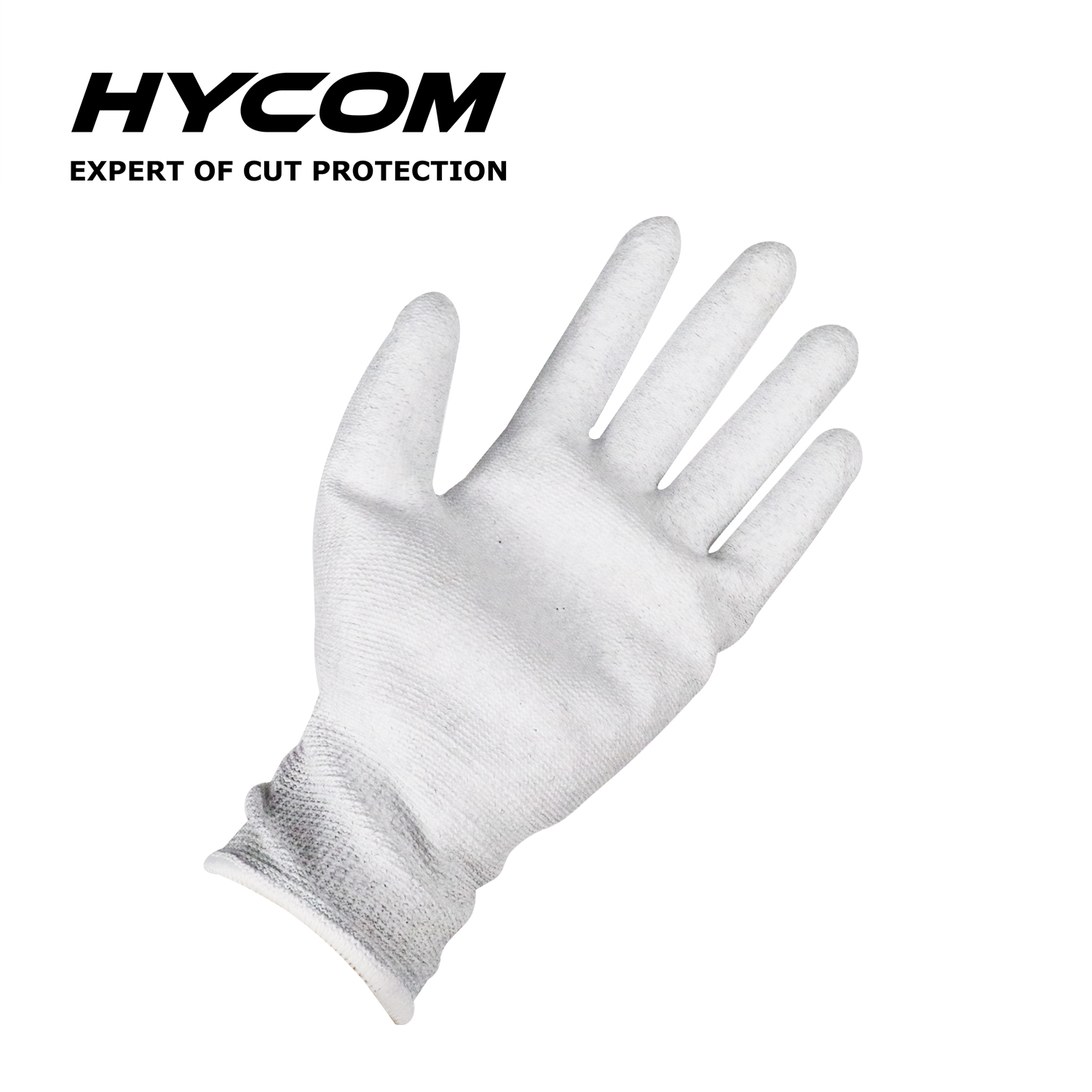 HYCOM 13G-Polyester-Spandex-Handschuh mit PU-Beschichtung, antistatischer Arbeitshandschuh