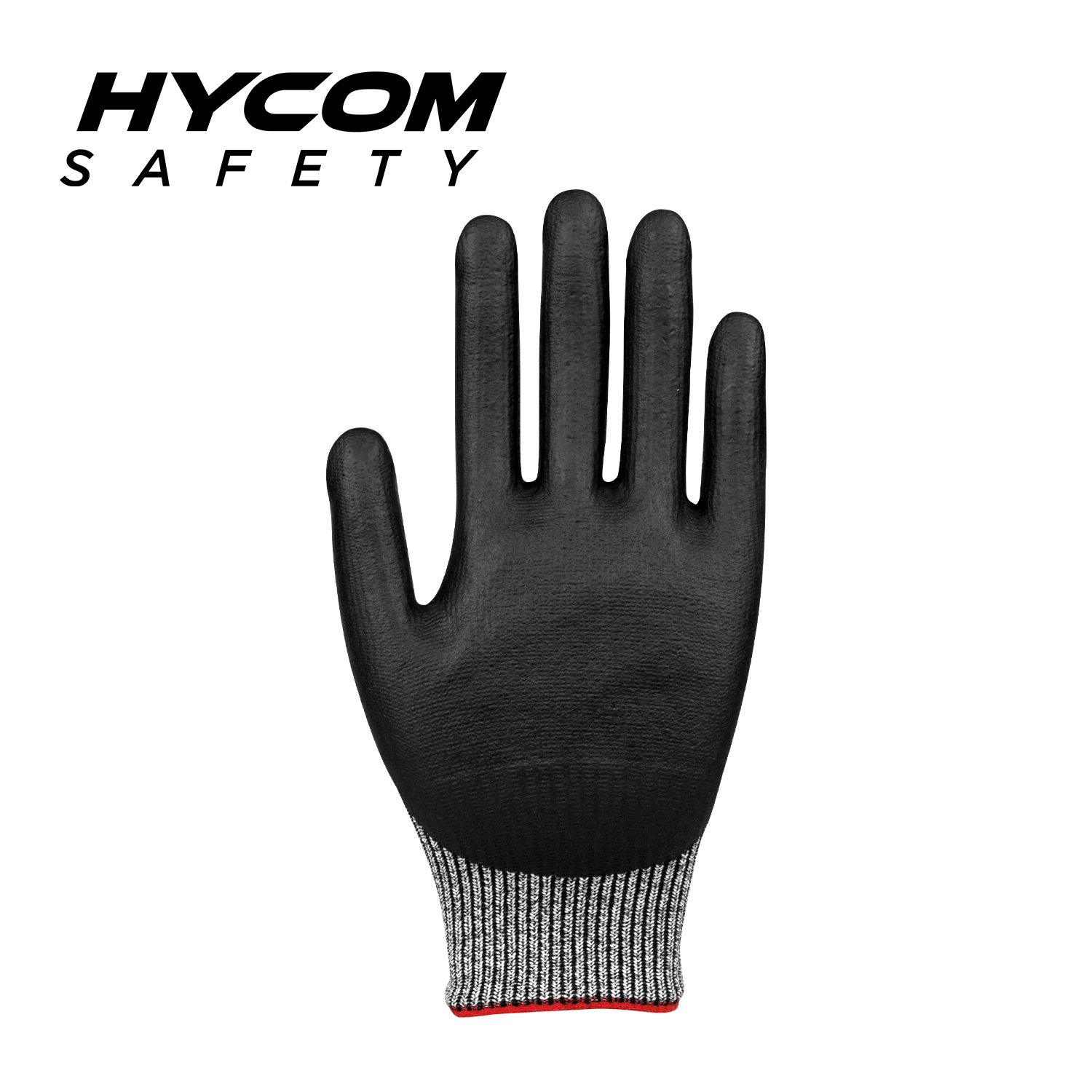 HYCOM Atemgeschnittener 13G ANSI 3 schnittfester Handschuh mit Handflächenschaum-Nitrilbeschichtung, atmungsaktive PSA-Arbeitshandschuhe mit angenehmem Handgefühl