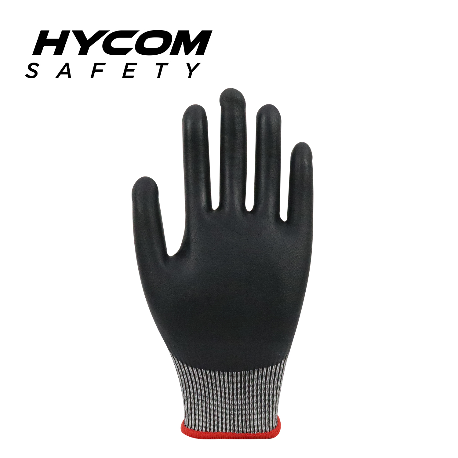 HYCOM Atemgeschnittener 15G ANSI 3 schnittfester Handschuh mit Schaumstoff-Nitril-HPPE-Arbeitshandschuhen