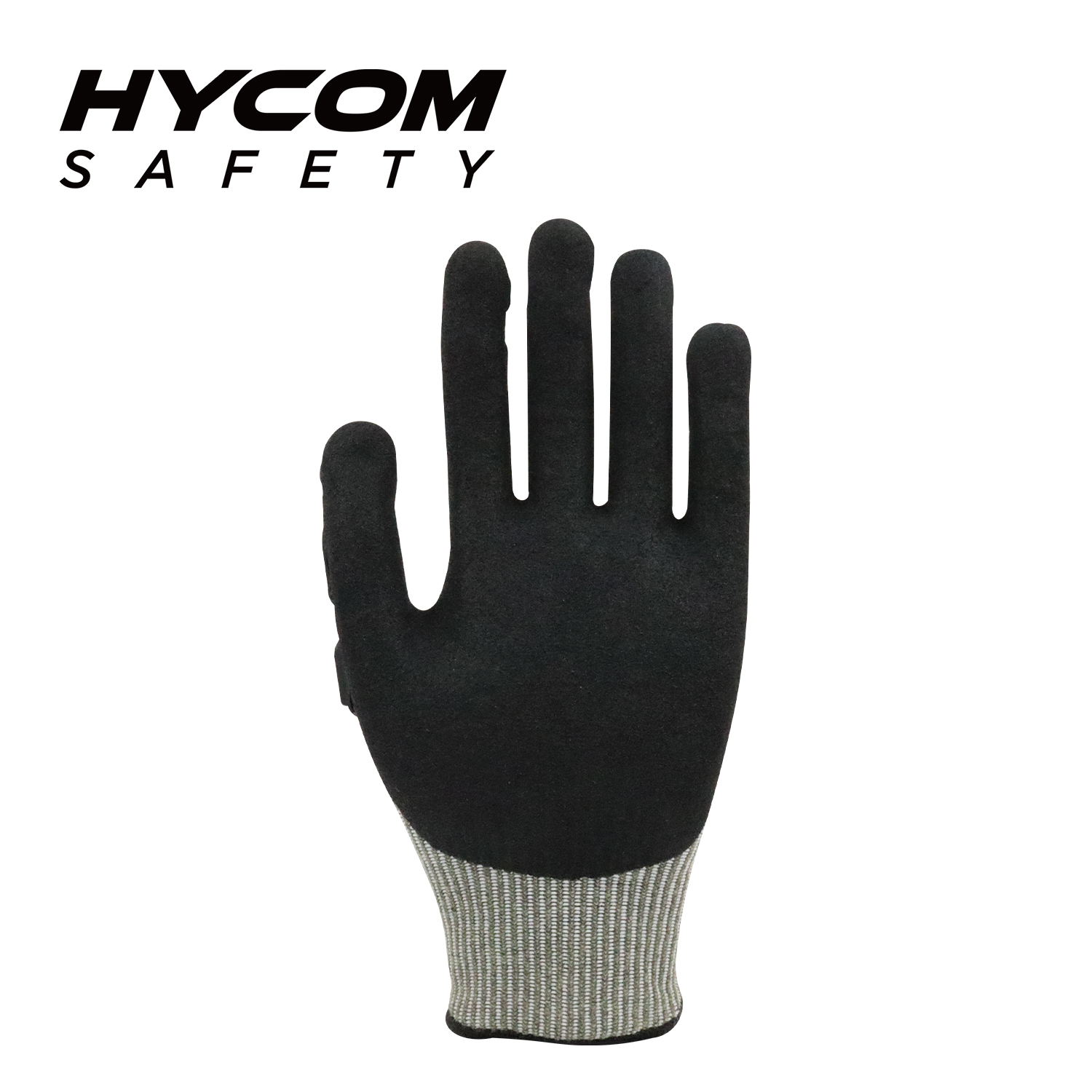 HYCOM Atemschnittfester Handschuh der Stufe 5 ANSI 6, beschichtet mit Sandy-Nitril- und TPR-Arbeitshandschuhen