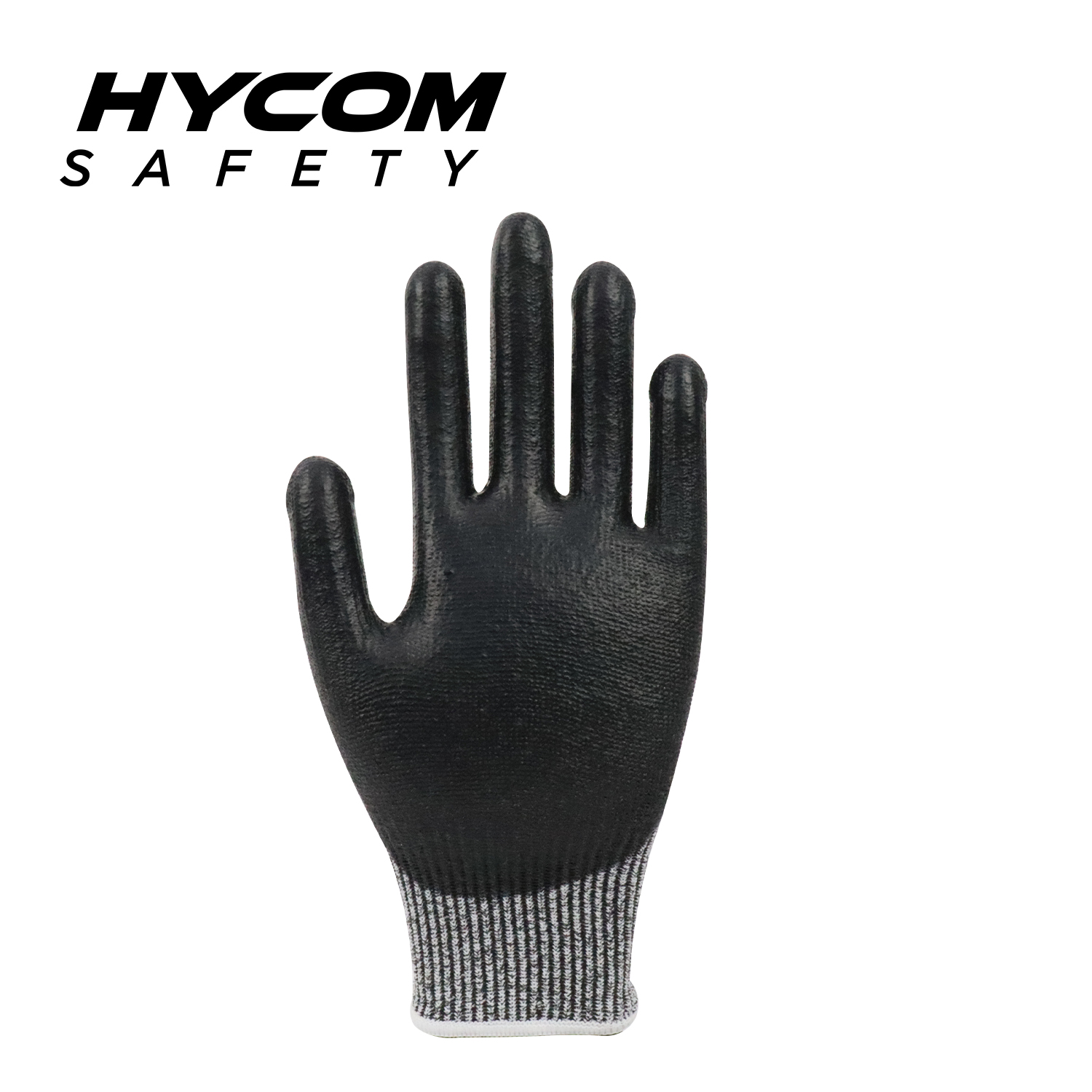 HYCOM Atmungsaktiver, schnittfester 13G ANSI 5-Handschuh mit Polyurethanbeschichtung auf der Innenhand Atmungsaktive PSA-Arbeitshandschuhe mit angenehmem Handgefühl
