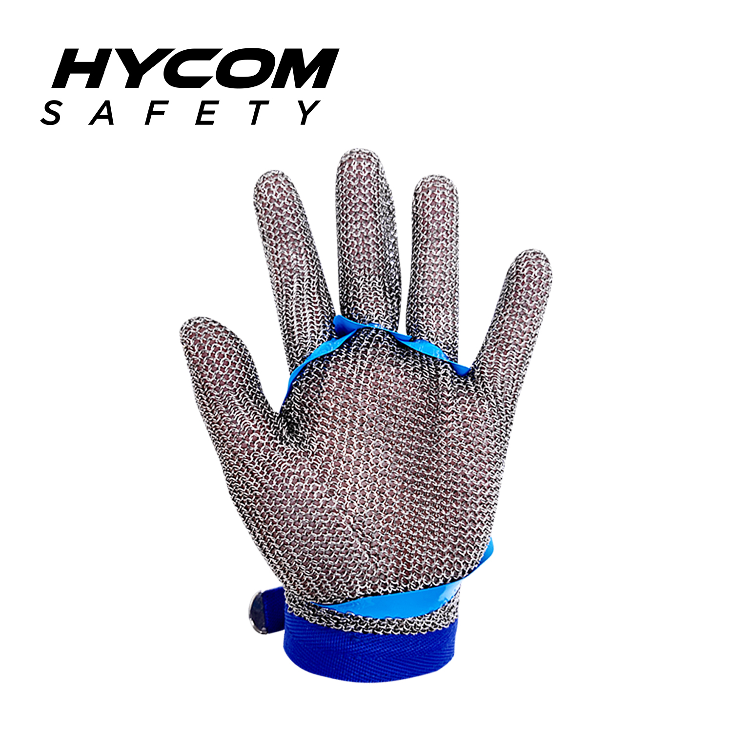 HYCOM ANSI 9 316L Edelstahl Schnittfester Ringwebhandschuh Lebensmitteltaugliche Handschuhe
