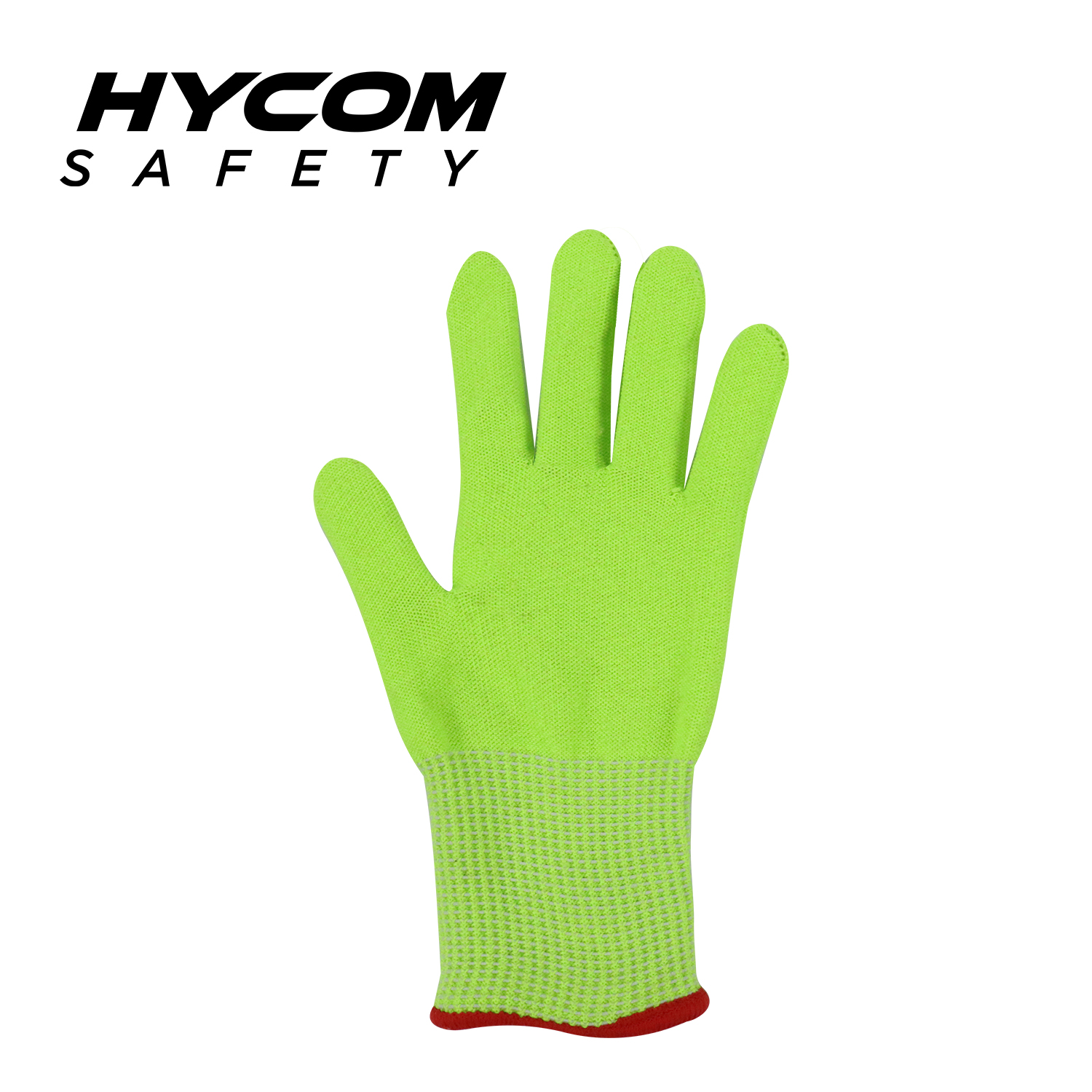 HYCOM Atemgeschnittener 13G ANSI 4 schnittfester Handschuh, HPPE-Arbeitshandschuhe in Lebensmittelqualität