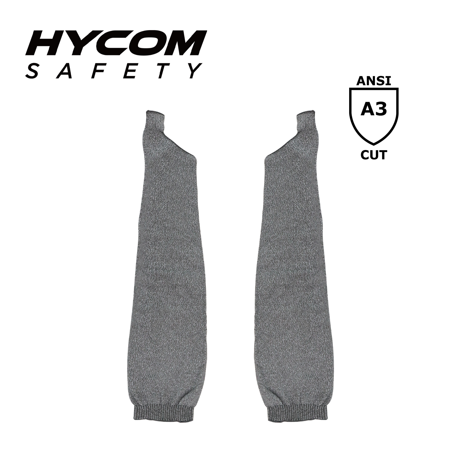 HYCOM Dreidimensional nahtlos gestrickte, schnittfeste Armschutzhülle der Schnittstufe 3 für Arbeitssicherheit