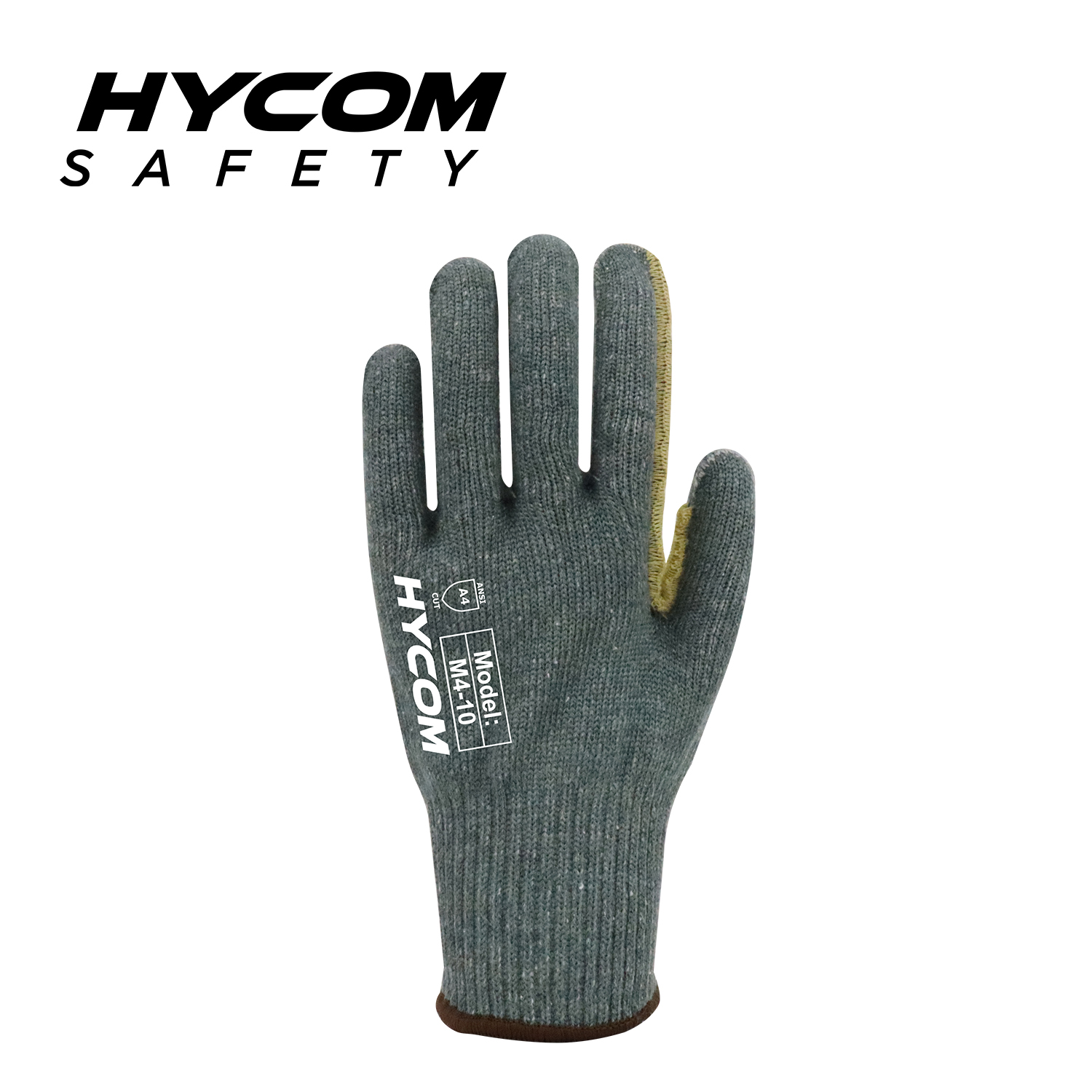 HYCOM 10G ANSI 4 Aramid schnittfester Handschuh, verstärkte hitzebeständige Handschuhe im Daumenbereich
