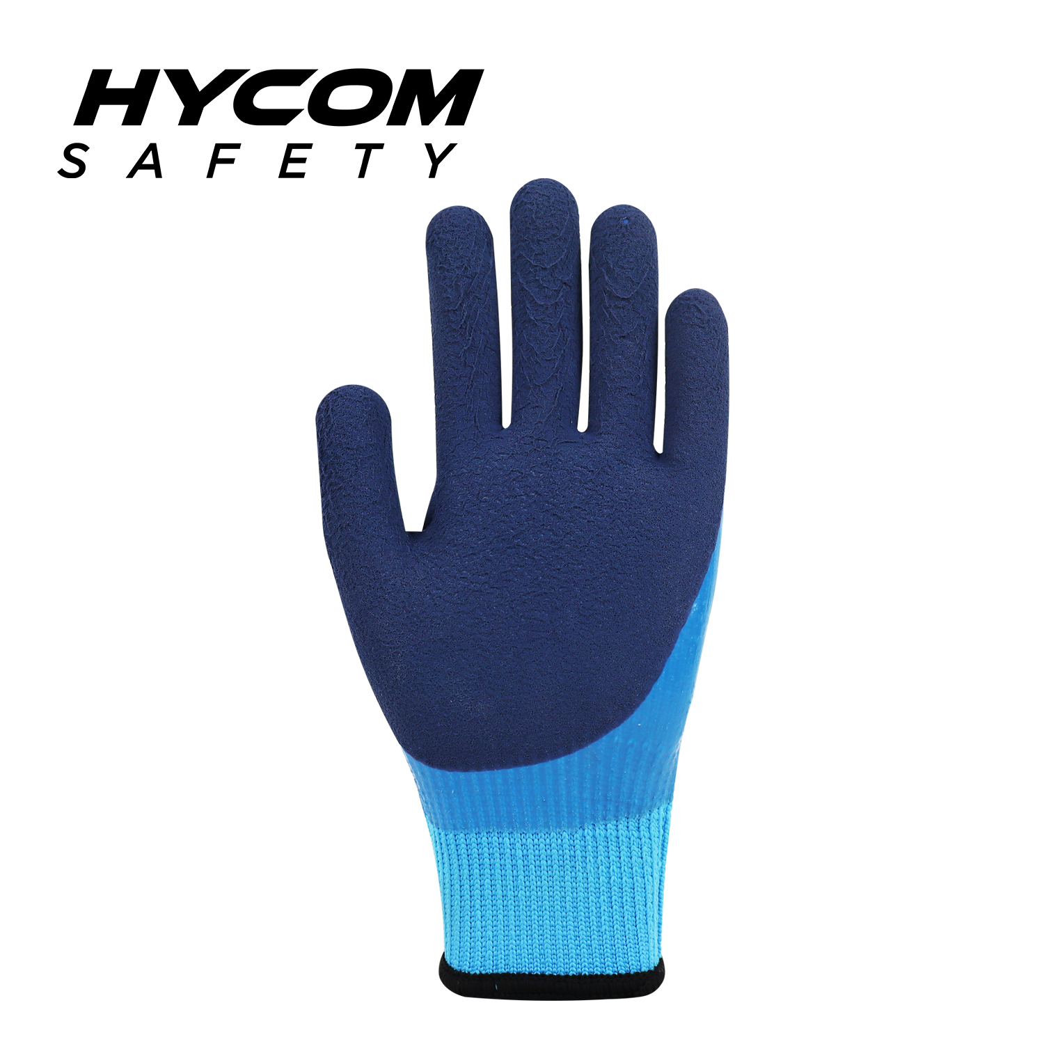 HYCOM 10G atmungsaktiver Acryl-Handschuh mit Schaumlatex-Beschichtung, Fleece-Innenfutter, schnittfester Handschuh