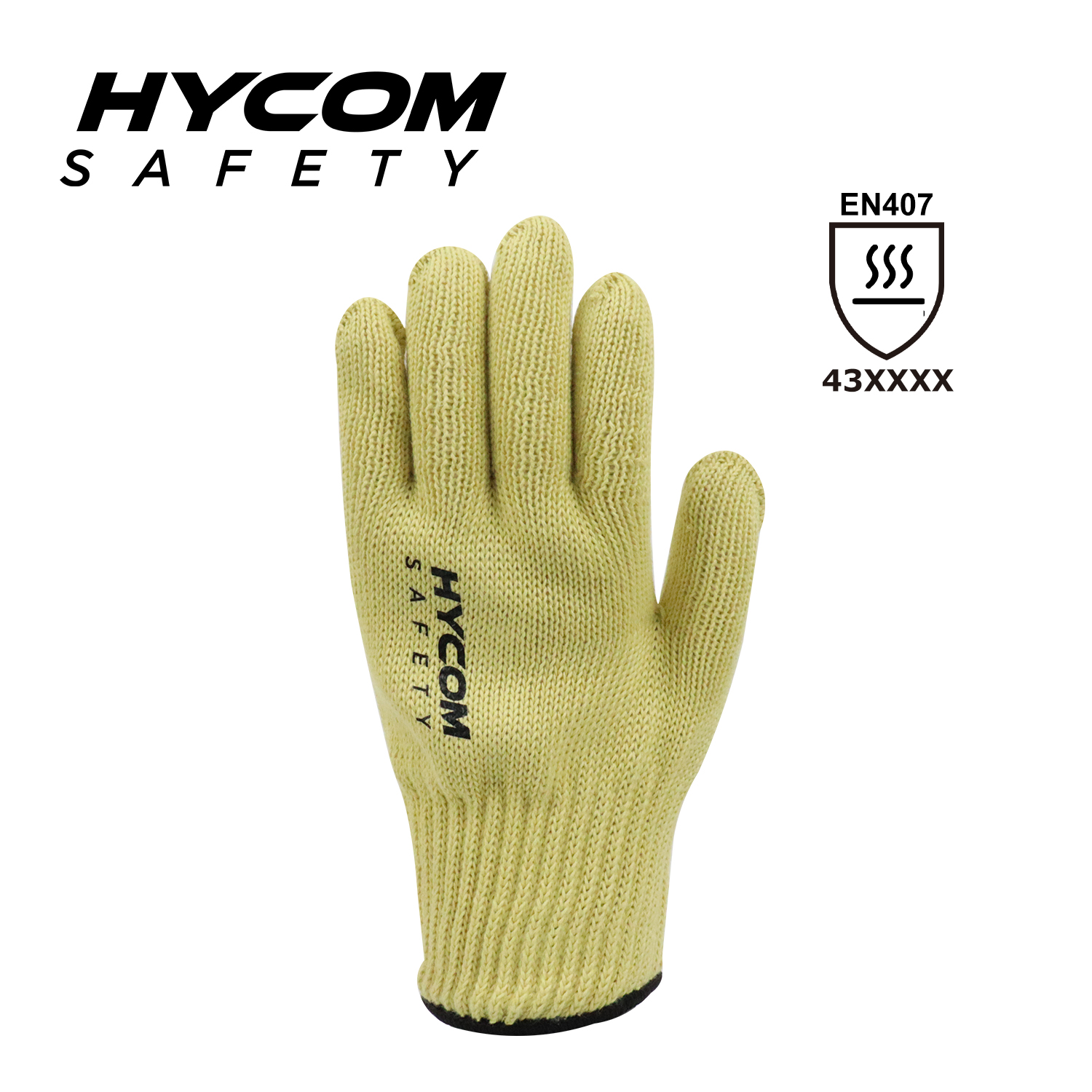 HYCOM 7G zweilagiger Aramid-Handschuh mit hoher Kontakttemperatur von 350°C/650F