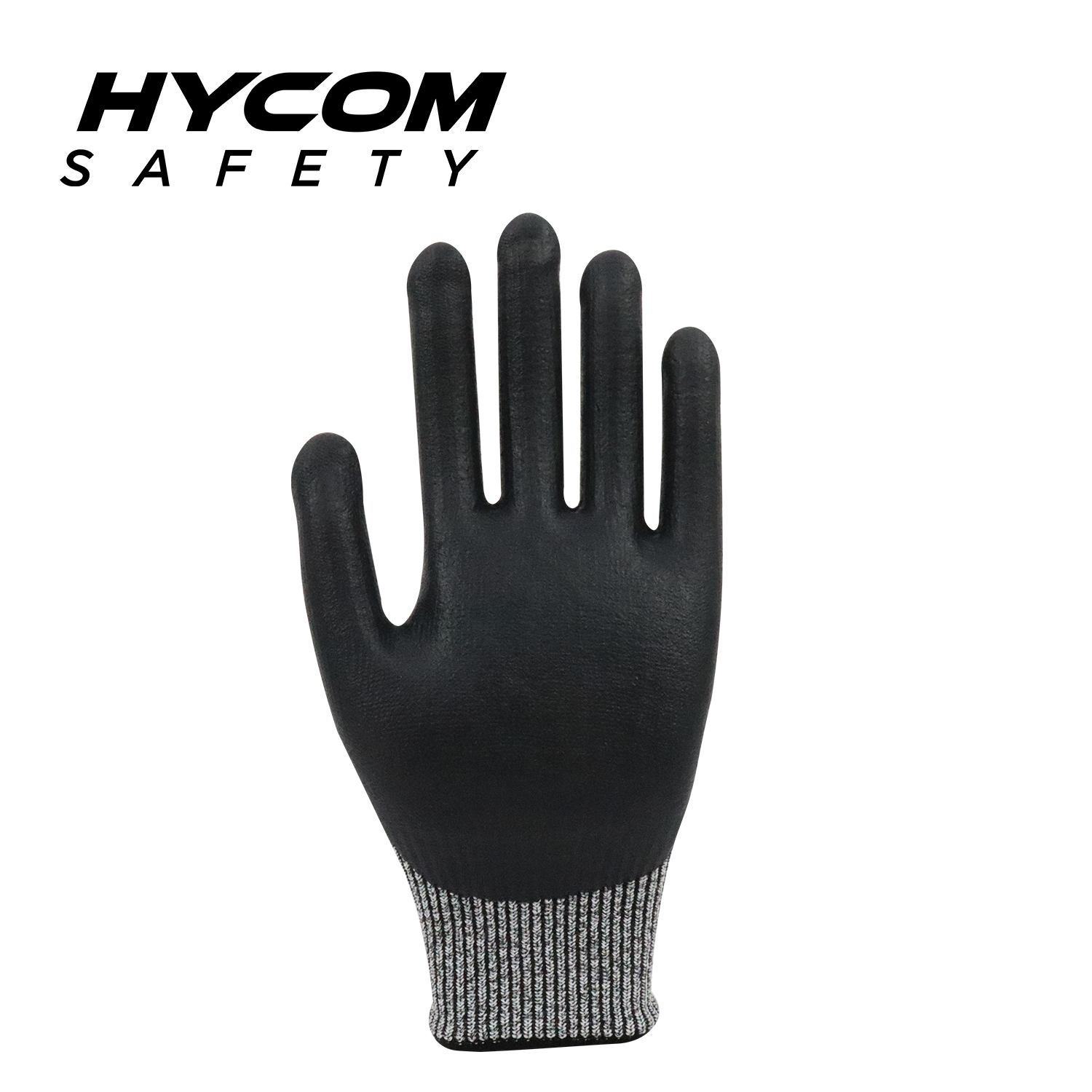 HYCOM 13GG Atemschnitt ANSI 4 Schnittfester Handschuh mit Nitril-Schaumbeschichtung auf der Handfläche